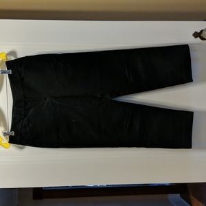 Black cropped or ankle Ann Taylor pants